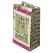 Art nouveau bloemenhaarspeld Victoriaans sieraden  Klein Cadeauzakje (Achterkant Gekanteld)