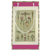 Art nouveau bloemenhaarspeld Victoriaans sieraden  Klein Cadeauzakje (Voorkant)