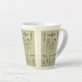 Art nouveau bloemenhaarspelden anton seder Victori Latte Mok (Rechterhoek)