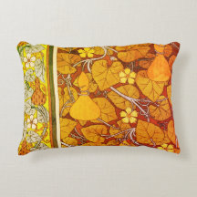 Art nouveau bloemenkalebas elegante herfst sinaasa