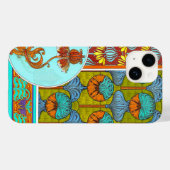 Art nouveau bloemenkunst  verneuil textielkunst Case-Mate iPhone case (Achterkant (horizontaal))