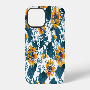 Art Nouveau, bloemenmotief. iPhone 12 Hoesje