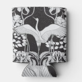 Art Nouveau: Bloemenvogelillustratie Blikjeskoeler (Achterkant)