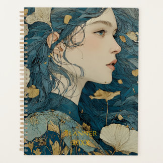 Art Nouveau Bloemenvrouw Planner