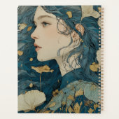 Art Nouveau Bloemenvrouw Planner (Achterkant)