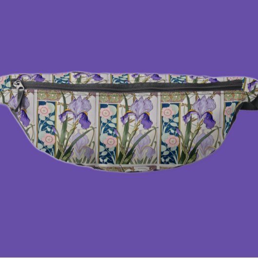 Art Nouveau Bloemmotief Heuptasje
