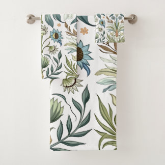 Art Nouveau bloemontwerp 402 bloemen Bad Handdoek