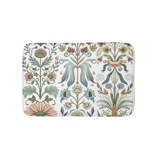 Art Nouveau bloemontwerp 402 bloemen Badmat