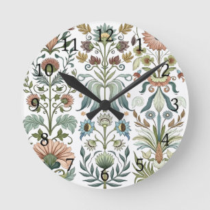 Art Nouveau bloemontwerp 402 bloemen Ronde Klok
