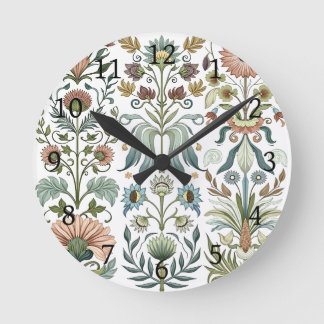 Art Nouveau bloemontwerp 402 bloemen Ronde Klok