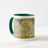 Art Nouveau Bloemrand - Mok (Voorkant links)