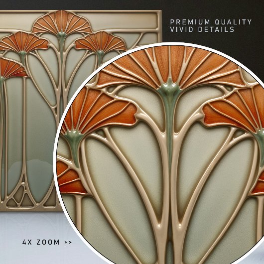 Art Nouveau Bloom [Set 2/4] Tegeltje