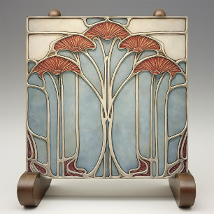 Art Nouveau Bloom Tegeltje
