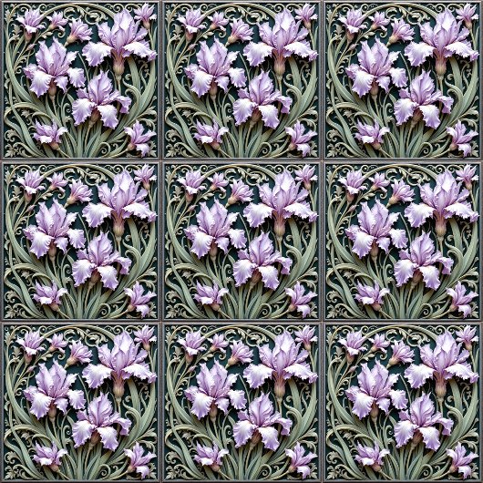 Art Nouveau Bloom Tegeltje