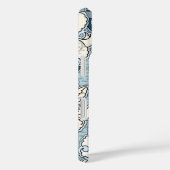  Art Nouveau, Blue Garden Iris Flowers Case-Mate iPhone Case (Achterkant / Rechts)
