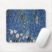 Art Nouveau Blue Gold Gustav Klimt Pattern Muismat (Met muis)