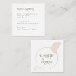 Art Nouveau Blush  Butterfly-accommodaties Informatiekaartje