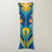 Art Nouveau Body Pillow Lichaamskussen (Voorkant Verticaal)