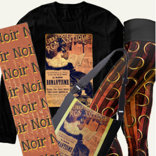 Art nouveau-boekhandel romantische gotiek grasset Tri-Blend shirt