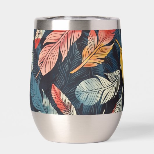 Art Nouveau Boho Feathers (Achterkant)