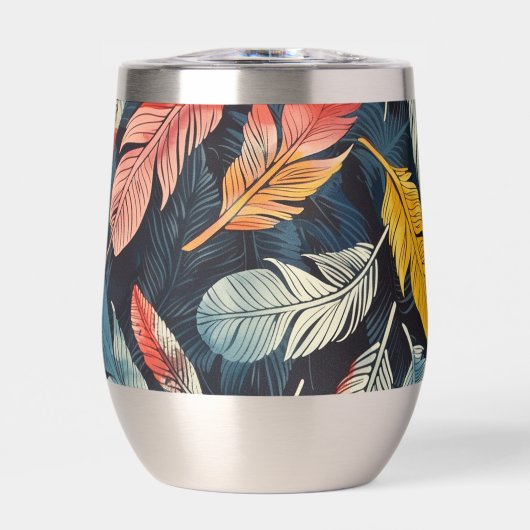 Art Nouveau Boho Feathers (Voorkant)