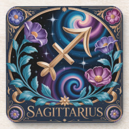 Art Nouveau Boogschutter Plastic Onderzetter Set