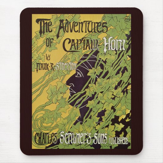  Art Nouveau Book, Kapitein Horn Adventures Muismat (Voorkant)