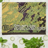  Art Nouveau Book, Kapitein Horn Adventures Theedoek (Gevouwen)