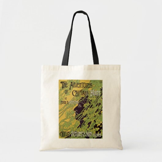  Art Nouveau Book, Kapitein Horn Adventures Tote Bag (Voorkant)