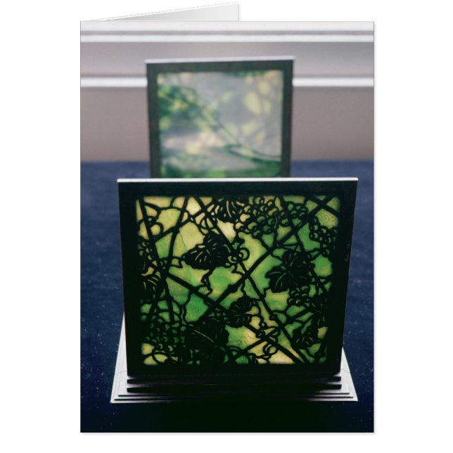 Art Nouveau bookends, Tiffany Studios, c.1894 (Voorkant)