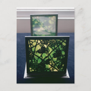 Art Nouveau bookends, Tiffany Studios, c.1894 Briefkaart