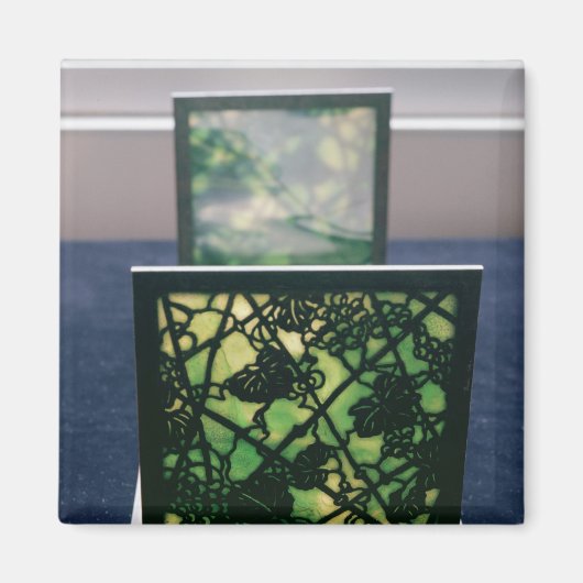 Art Nouveau bookends, Tiffany Studios, c.1894 Magneet (Voorkant)