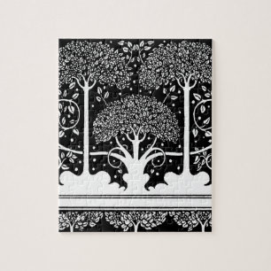 Art Nouveau Boom Baard Beardsley Patroon Legpuzzel
