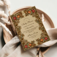 Art Nouveau Botanisch Baby shower