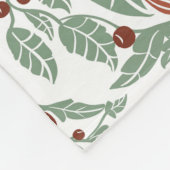 Art Nouveau Botanisch- bloemenschelp Fleece Deken (Hoek)