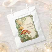  Art Nouveau Botanische Mucha Dank u Bedankzakje (Geknipt)