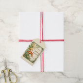  Art Nouveau Botanische Mucha Dank u Cadeaulabel (Met Touw)