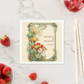  Art Nouveau Botanische Mucha Dank u Servet (Insitu)