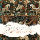 Art Nouveau Botanische William Morris Style Eenhoo Tissuepapier