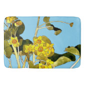 Art nouveau boterbloem badmat (Voorkant)