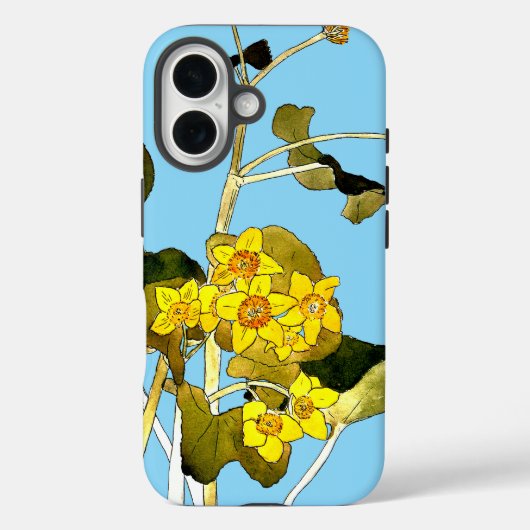Art nouveau boterbloem Case-Mate iPhone case (Achterkant)