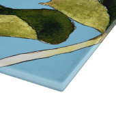 Art nouveau boterbloem snijplank (Hoek)