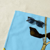 Art nouveau boterbloem strandlaken (In situ)