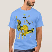 Art nouveau boterbloem t-shirt (Voorkant)