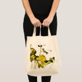 Art nouveau boterbloem tote bag (Voorkant (product))