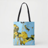 Art nouveau boterbloem tote bag (Voorkant)