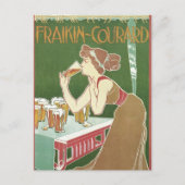  Art Nouveau Brasserie Fraikin-Courard Beer Briefkaart (Voorkant)