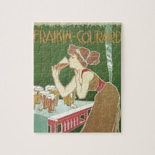  Art Nouveau Brasserie Fraikin-Courard Beer Legpuzzel
