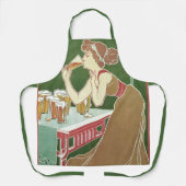  Art Nouveau Brasserie Fraikin-Courard Beer Schort (Voorkant)