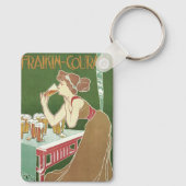  Art Nouveau Brasserie Fraikin-Courard Beer Sleutelhanger (Achterkant)